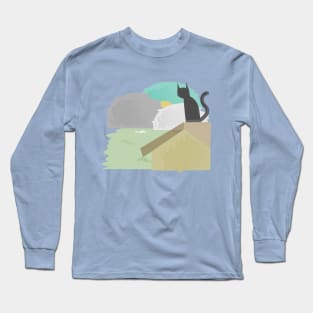 Sunrise cat Long Sleeve T-Shirt